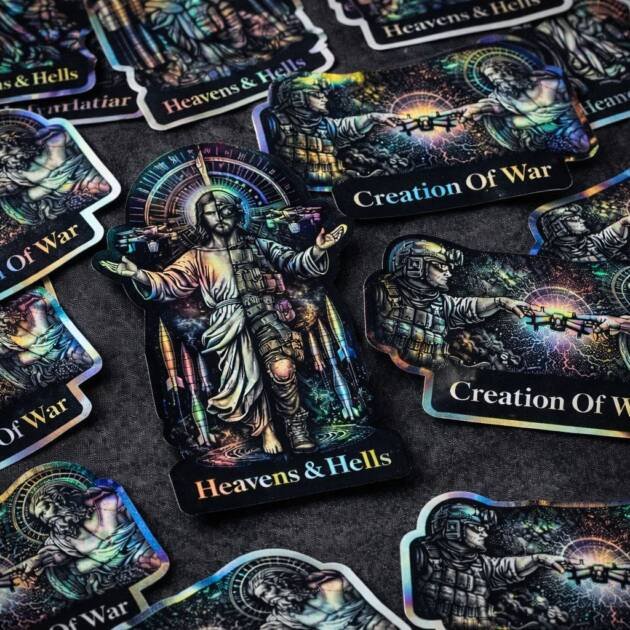 Pack 4 adesivos - The Ascension